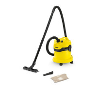 Пылесос строительный электрический Karcher WD 2 (1.629-783.0) 1000 Вт 12 л