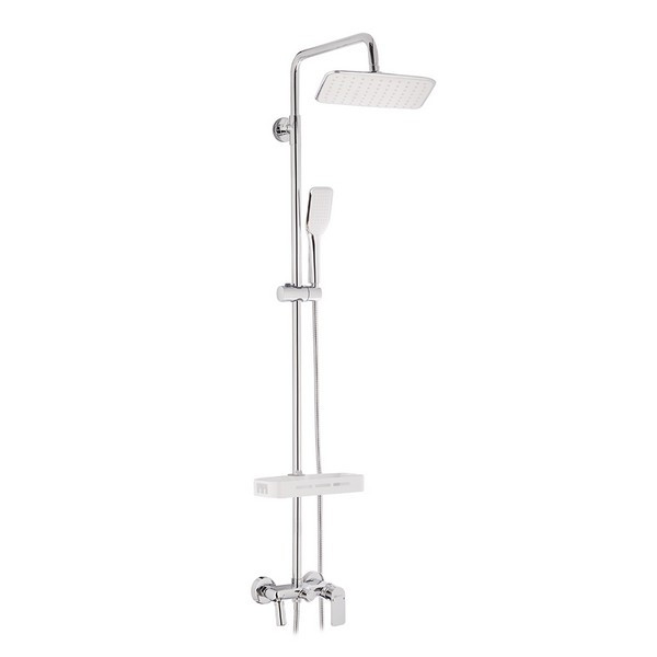Душевая система LEMARK Tropic LM7002C с верхним душем 190х259 мм F1 и лейкой 70х125 мм F1