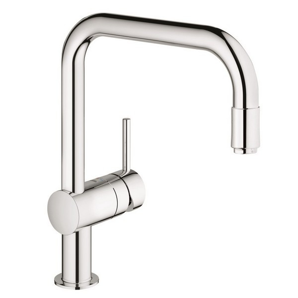 Смеситель для кухни GROHE Minta 32067000 однорычажный с выдвижным изливом