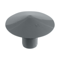 Грибок (дефлектор) Pro Aqua Comfort пластиковый для канализационной трубы d50 мм
