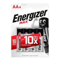 Батарейка Energizer MAX АА пальчиковая LR6/R6 1,5 В (4 шт.)