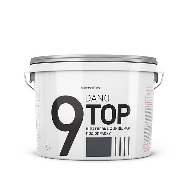 Шпатлевка финишная Danogips Dano Top 9 10 л/16,5 кг