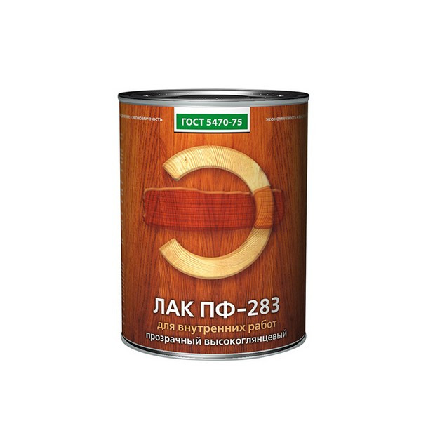 Лак алкидный Empils ПФ-283 ГОСТ 5470-75 бесцветный 0,8 кг высокоглянцевый