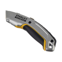 Нож строительный Stanley Xtreme 19 мм с двумя выдвижными лезвиями металлический корпус
