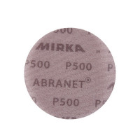 Диск шлифовальный Mirka Abranet d150 мм P500 на липучку сетчатая основа (5 шт.)