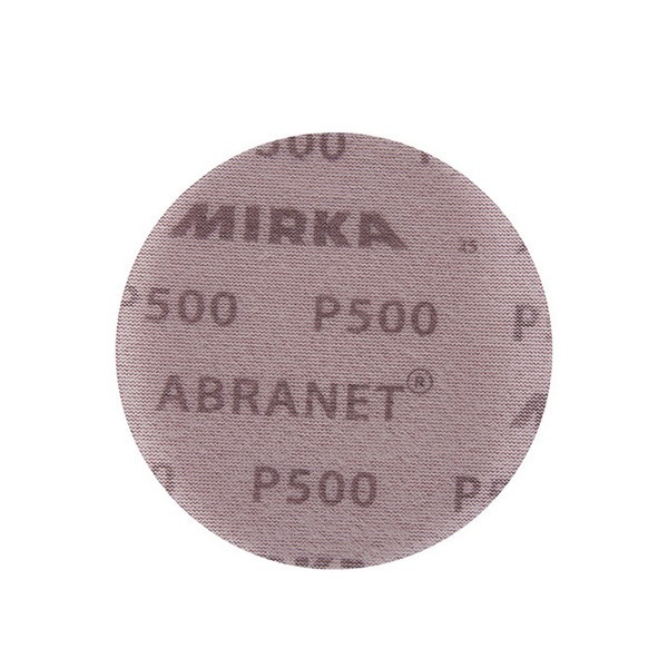 Диск шлифовальный Mirka Abranet d150 мм P500 на липучку сетчатая основа (5 шт.)