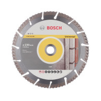 Диск алмазный универсальный Bosch (2608615065) 230x22,2x2,6 мм сегментный сухой рез