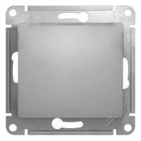 Переключатель Schneider Electric Glossa GSL000361 одноклавишный на 2 направления скрытая установка алюминий IP20