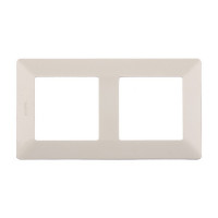 Рамка Legrand Valena LIFE 754042 двухместная универсальная слоновая кость