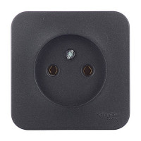 Розетка Schneider Electric Blanca BLNRA000116 открытая установка антрацит