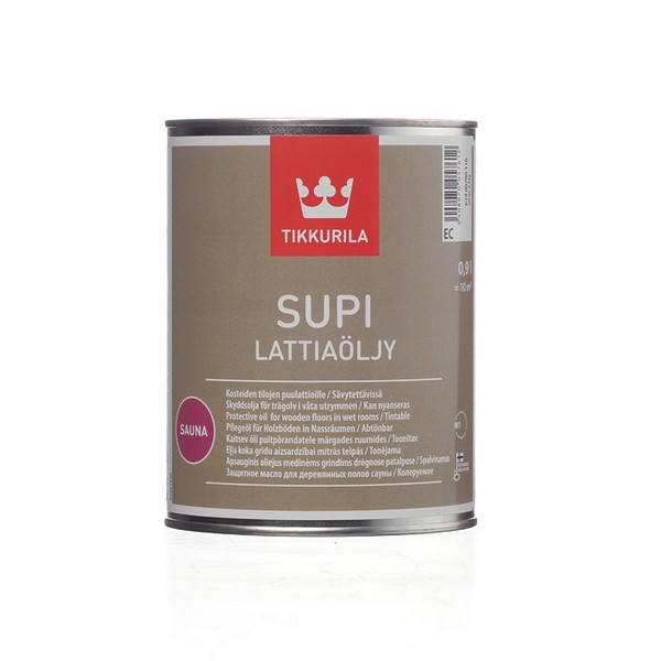 Масло Tikkurila Supi для полов в саунах 0,9 л