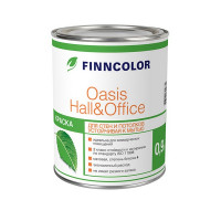 Краска водно-дисперсионная Finncolor Oasis Hall&Office 4 моющаяся основа C 0,9 л