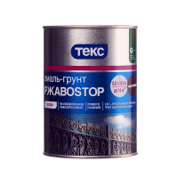 Грунт-эмаль по ржавчине Текс РжавоStop коричневая 3в1 глянцевая 0,9 кг