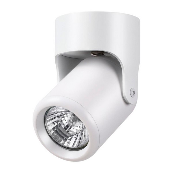 Светильник накладной NOVOTECH PIPE (370454) поворотный GU10 d75х134 мм 50 Вт 220 В IP20 цилиндрический белый