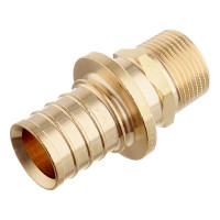 Соединитель прямой Stout (SFA-0001-003234) 32 мм х 3/4 НР(г) латунный