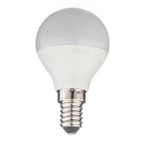Лампа светодиодная Osram 6,5 Вт E14 шар G45 4000К естественный белый свет 220 В матовая