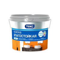 Краска водно-дисперсионная Текс Профи влагостойкая белая основа А 4,5 л