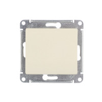 Выключатель Schneider Electric Glossa GSL000211 одноклавишный скрытая установка бежевый