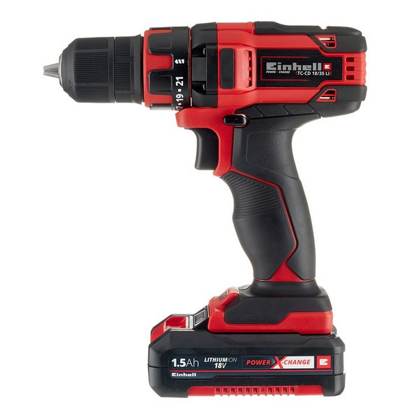Дрель-шуруповерт аккумуляторная Einhell PXC TC-CD 18/35 (4513914) 18В 1,5Ач Li-Ion