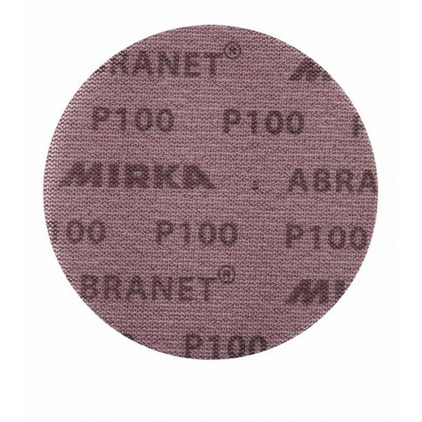 Диск шлифовальный Mirka Abranet d150 мм P100 на липучку сетчатая основа (5 шт.)