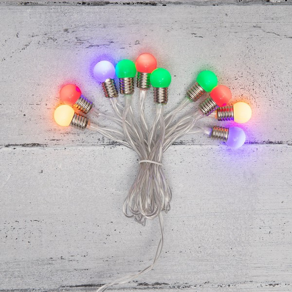 Гирлянда светодиодная Neon-Night Мини-лампочки 10 LED свечение мультиколор 1,5 м (303-074)
