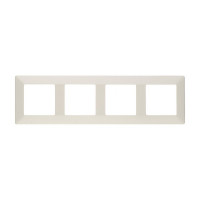 Рамка Legrand Valena LIFE 754044 четырехместная универсальная слоновая кость