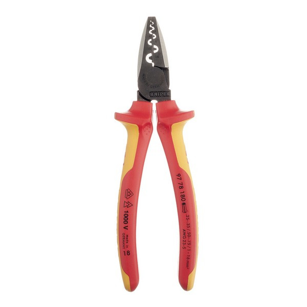 Инструмент электротехнический Knipex (KN-9778180) для обжима контактных гильз 180 мм