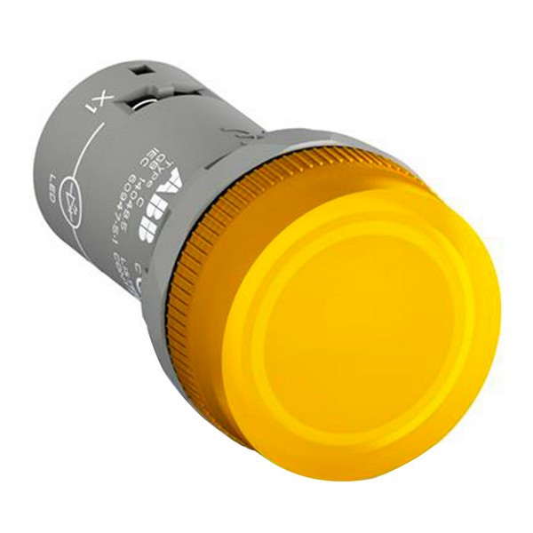 Лампа сигнальная ABB CL2-523Y (1SFA619403R5233) 220 В тип AC желтая