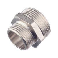 Ниппель переходной Stout (SFT-0004-001141) 1 1/4 НР(ш) х 1 НР(ш) латунный