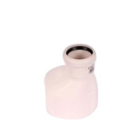 Переходник Rehau Raupiano Plus d110х50 мм пластиковый эксцентрический шумопоглощающий для внутренней канализации