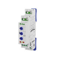Реле напряжения модульное Меандр РКН-3-15-15 (7860310/33945) 230/400 В 5 А тип AC 1P