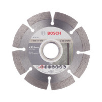 Диск алмазный по бетону Bosch Professional (2608602196) 115x22,2x1,6 мм сегментный сухой рез