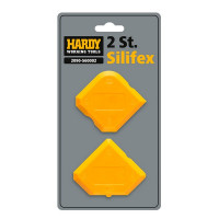 Шпатель для нанесения герметика резиновый Hardy набор (2 шт.)