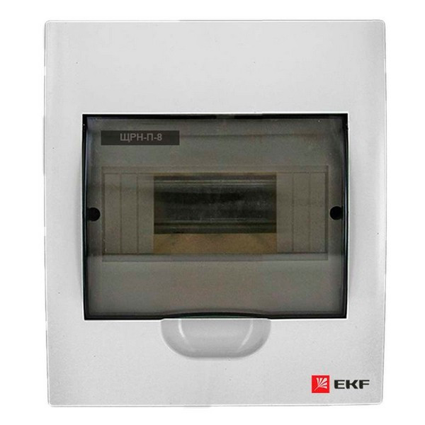 Щит распределительный навесной EKF PROxima ЩРН-П-8 пластиковый IP41 200х184х95 мм 8 модулей