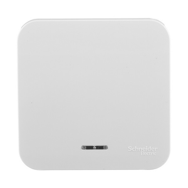 Выключатель Schneider Electric Blanca BLNVA101111 одноклавишный открытая установка белый с подсветкой