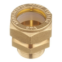 Муфта Stahlman IWS EasyFix 20 мм х 3/4 НР(ш) для гофрированных труб