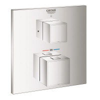 Смеситель термостат для душа GROHE Grohtherm Cube 24153000 без встраиваемого механизма в комплекте