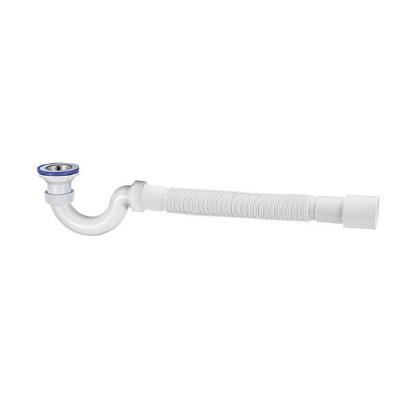 Сифон душевого поддона VIRPLAST by WIRQUIN 30987087 1/2"х40 c выпуском D 70 мм гибким соединением 40/50