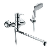 Смеситель для ванной и душа GROHE MULTIFORM 3270800A с длинным изливом однорычажный с лейкой