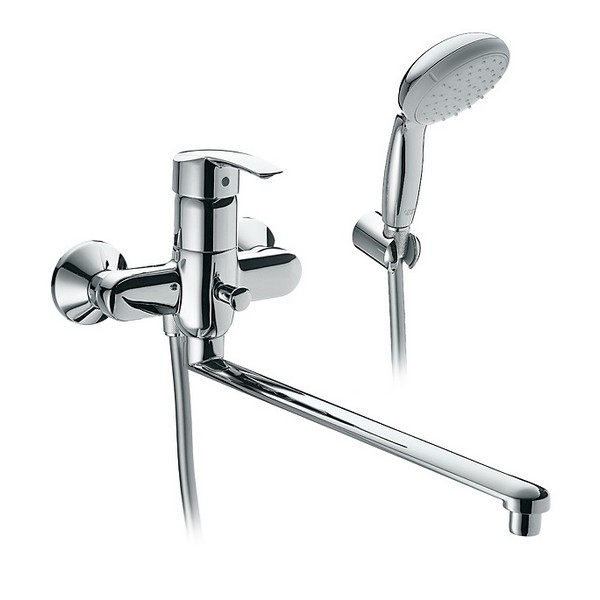 Смеситель для ванной и душа GROHE MULTIFORM 3270800A с длинным изливом однорычажный с лейкой
