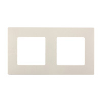 Рамка Legrand Etika 672512 двухместная универсальная слоновая кость