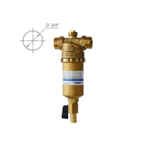 Предфильтр BWT Protector Mini для горячей воды прямая промывка 3/4 НР(ш) х 3/4 НР(ш)