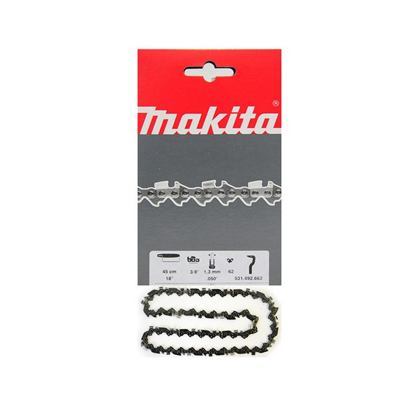 Цепь Makita (531492662) 18" шаг 3/8" паз 1,3 мм 62 звена