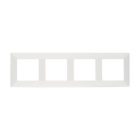 Рамка Legrand Valena LIFE 754004 четырехместная универсальная белая