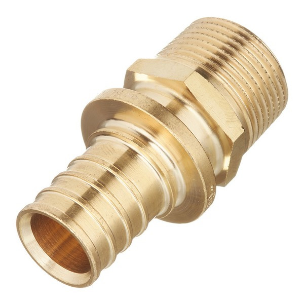 Соединитель прямой Stout (SFA-0001-002534) 25 мм х 3/4 НР(ш) латунный