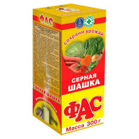Серная шашка для дезинфекции погребов подвалов и теплиц Avgust ФАС 300 г