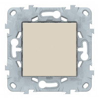 Заглушка Schneider Electric Unica NEW NU586644 скрытая установка бежевая 45x45 мм
