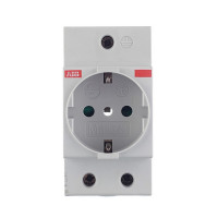 Розетка щитовая модульная ABB (2CSM110000R0701) 220 В 16 А тип AC 2Р+N