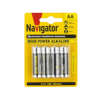 Батарейка Navigator АА пальчиковая LR6 1,5 В 2900 мАч (4 шт.)