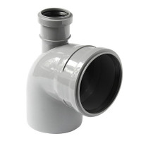 Отвод Pro Aqua Comfort d110х50 мм 87,5° прямой